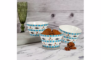 India Circus Verdant Chef d'oeuvre Nikko Bowl (Set of 3)