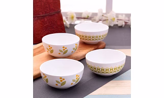 Katori/ Bowl 10cm Imperial Set of 4 Piece Green