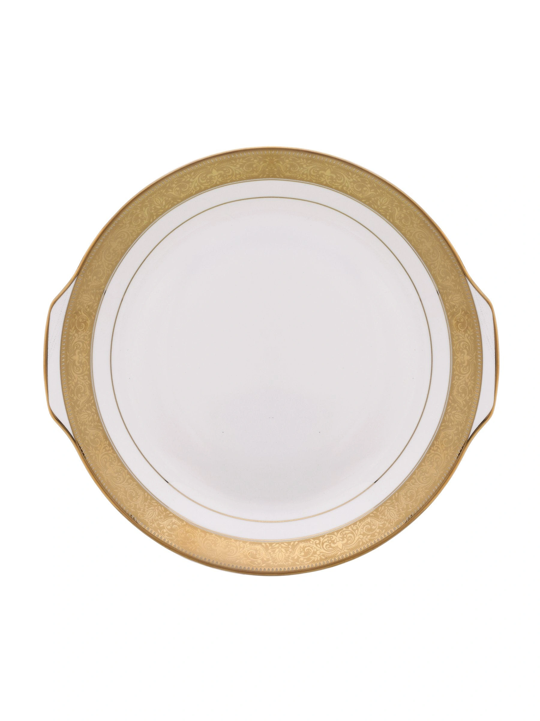 New Georgian Dinner Set of 40 Pieces, Enchanting Gold (E667)-1