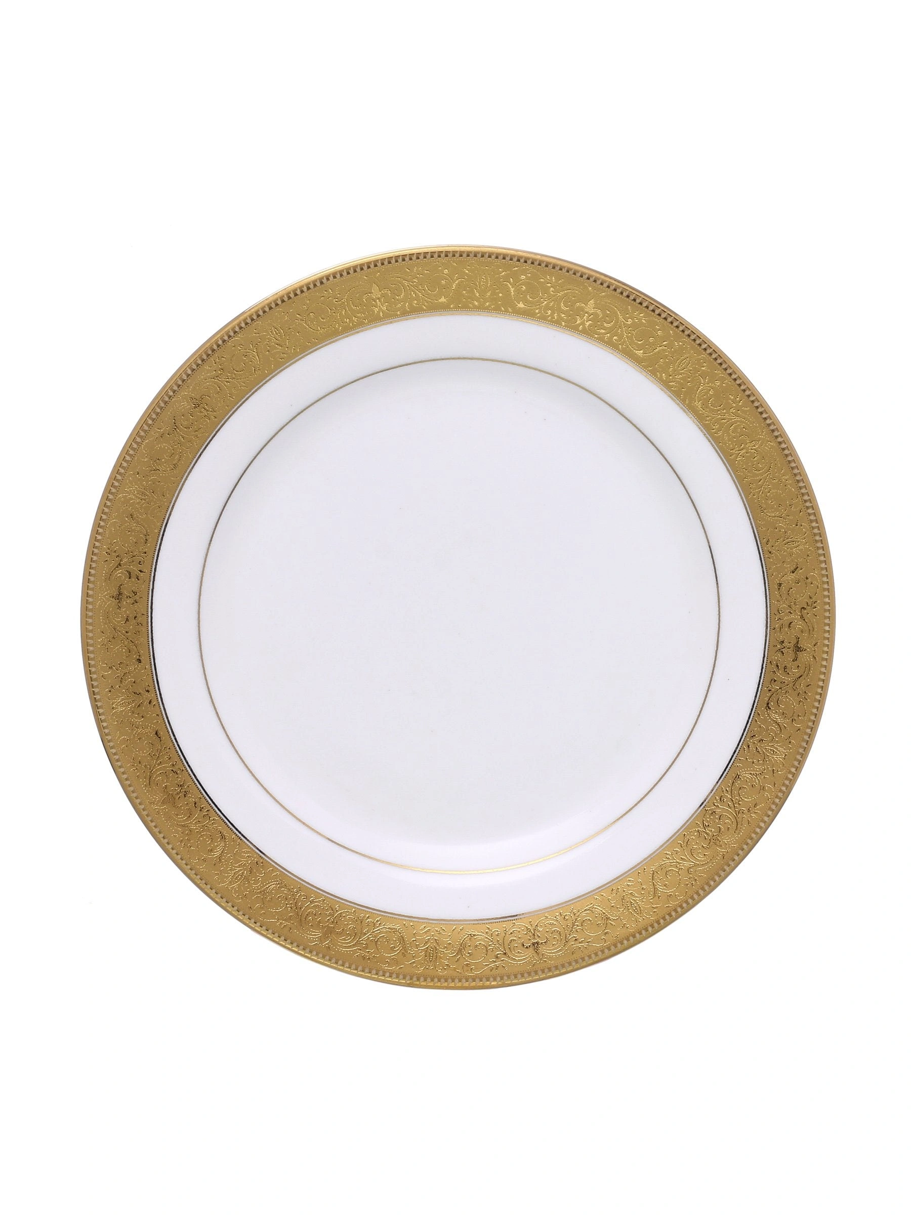 New Georgian Dinner Set of 18 Pieces, Enchanting Gold (E667)-2