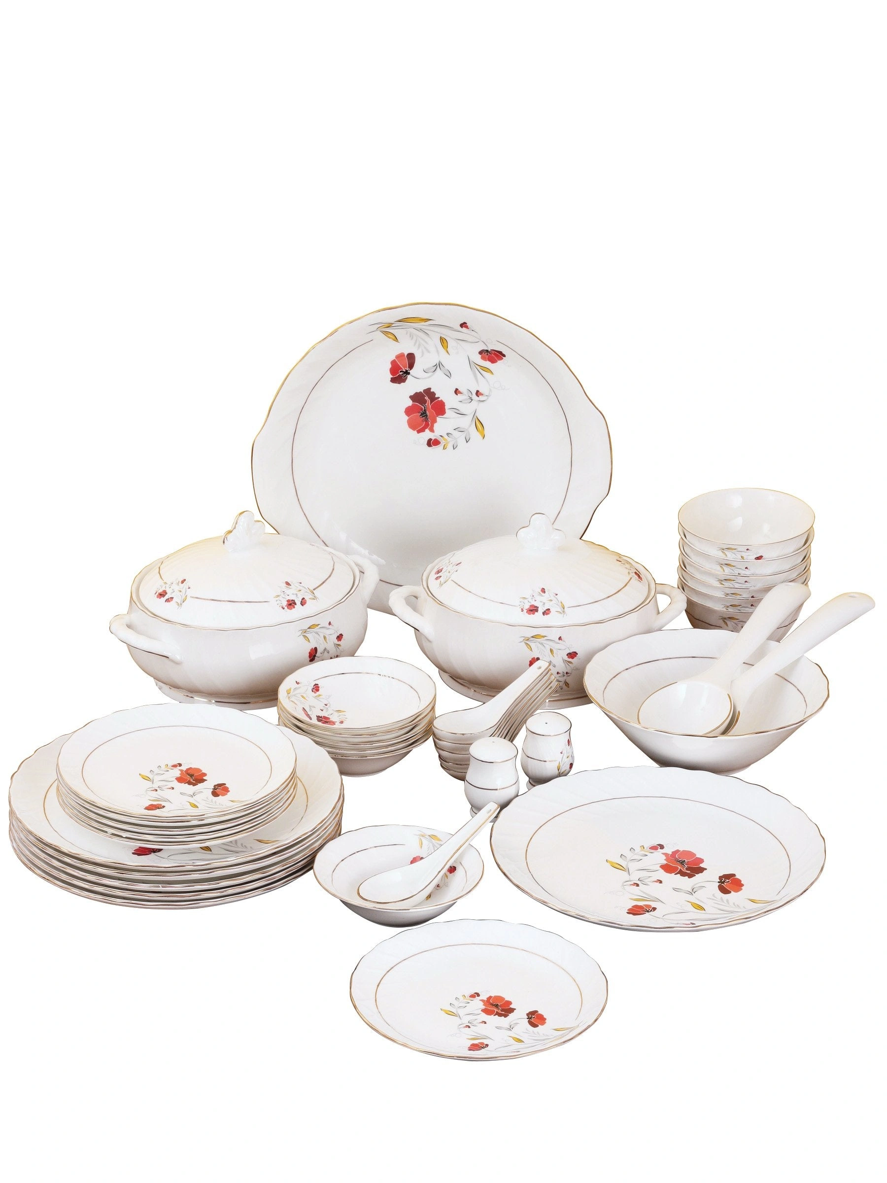 Karina Floral Dinner Set of 40 (159)-1