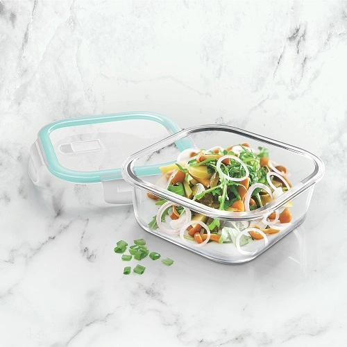 Hi Borosilicate Clip Fresh Square Containers-115