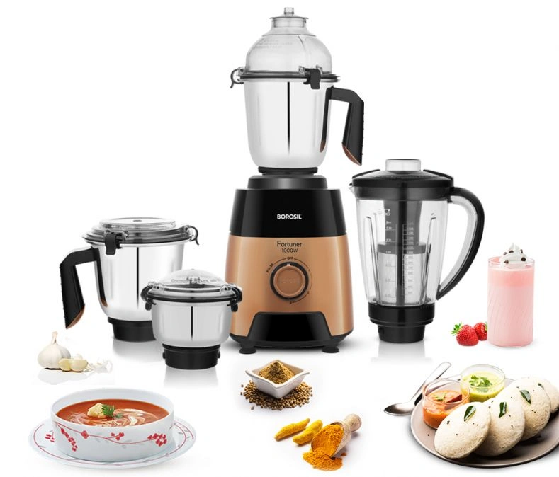 Fortuner 1000W Mixer-Grinder Blender Juicer-BOROSIL-1001