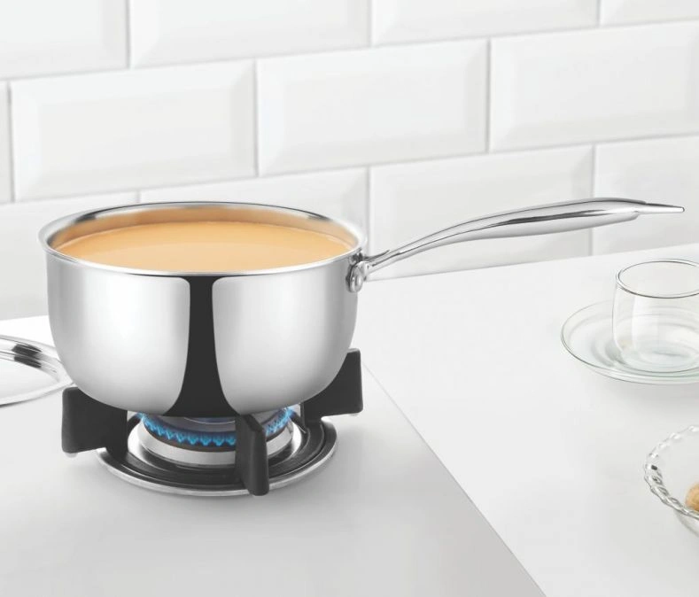 Cookfresh Tri-ply SS Sauce Pan With Lid, Induction Base-BOROSIL-1130