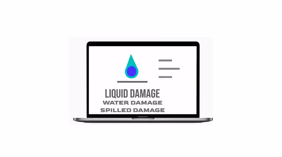 apple laptop water damage