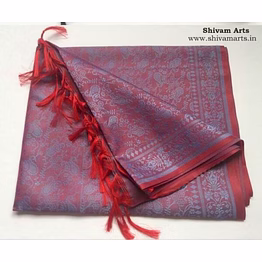 shevam arts exportt self design art silk scarves
