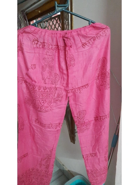 Spicy Pink Ladies Rayon Pants-Assorted-40