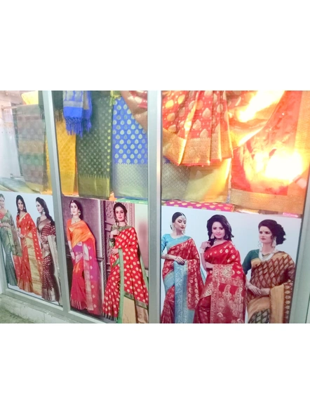 Light Weight Banarasi Silk Saree-Assorted-55