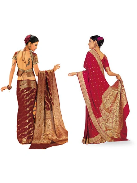 Wedding Collection Banarasi Silk Saree-Assorted-77