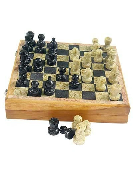 Hand Crafted Master Piece  Marble Chess Set-Assorted-15