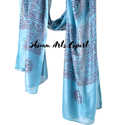 shevam arts exportt mantra printed small size scarves