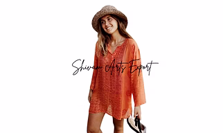Sanskrit Mantra Printed Tunic (Super Fine Rayon)