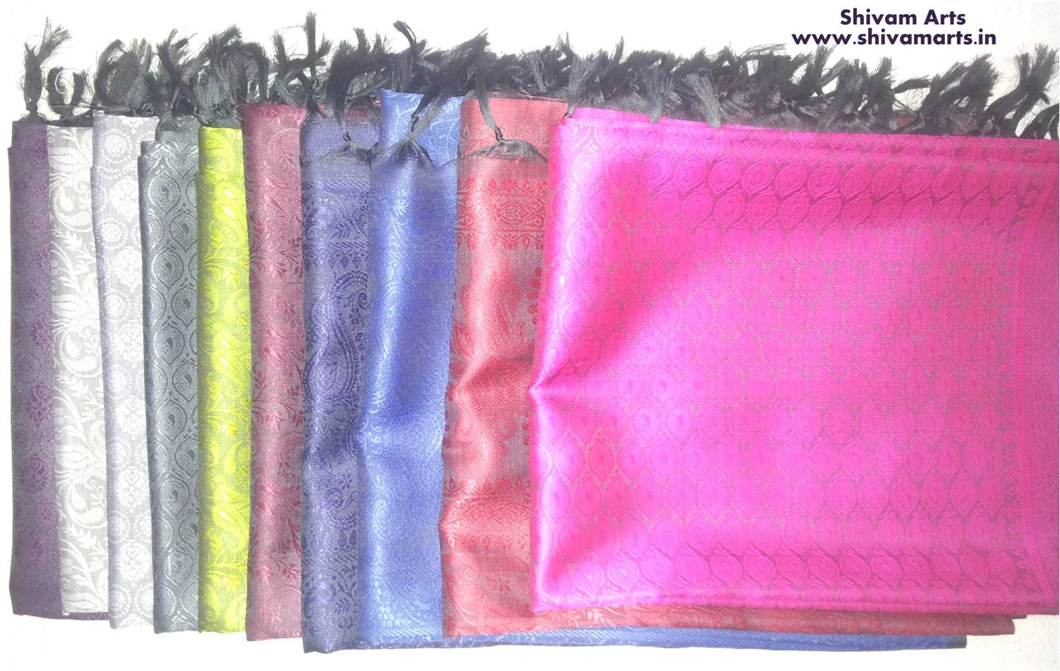 Art Silk Scarves Made With Love From Shivam Arts Export-1