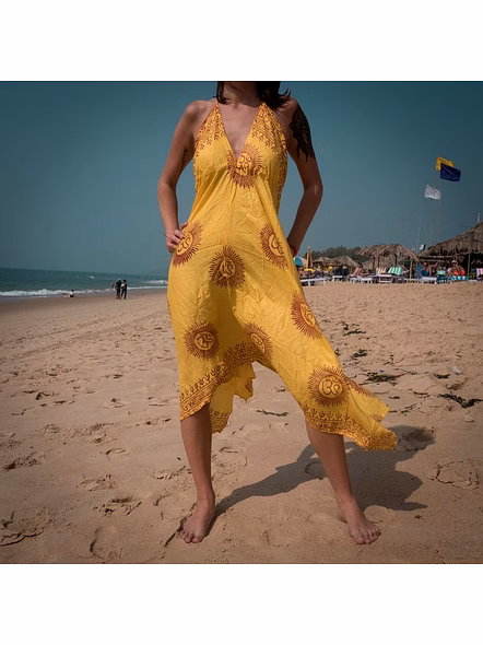 Backless Long Gown Dress-1