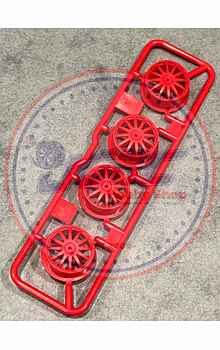 Tamiya Medium Fin Red