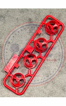Tamiya Small 3 Spoke (N) Red Mags