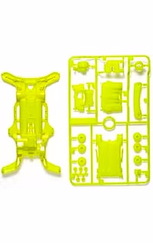Tamiya 95202 - AR Fluorescent-Color Chassis Set (Yellow)
