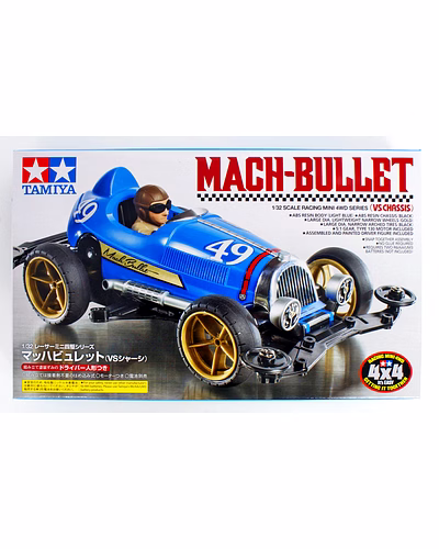 Tamiya 18091 Mini 4WD Mach-Bullet VS Chassis 1/32 Scale-18091