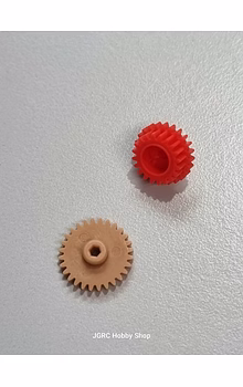 Tamiya 4.2 Gear Set (Brown/Red) (1set)