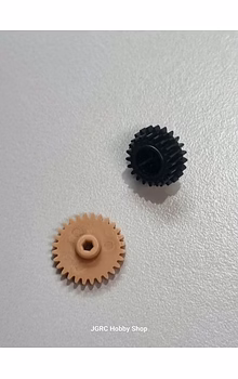 Tamiya 4.1 Gear Set (Black/Brown) (1 set)