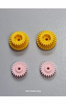 Tamiya MS/MA 3.7 Gear Set (Yellow/Pink)