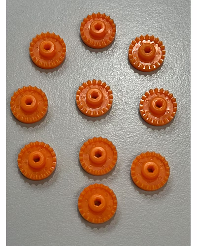 (Part out) Tamiya Crown Gear Orange (10pcs)-P168400