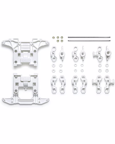 Tamiya 95695 Mini 4WD ReinForced N-04/T-04 Units (White)-95695