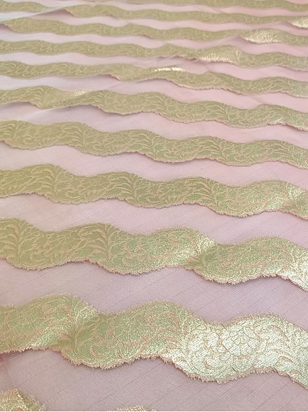 Lite Pink Kora Saree with Contrasting Border | Elegant Ethnic Wear-2