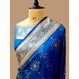 aanchal peacock katan silk saree fancy design - elegance redefined