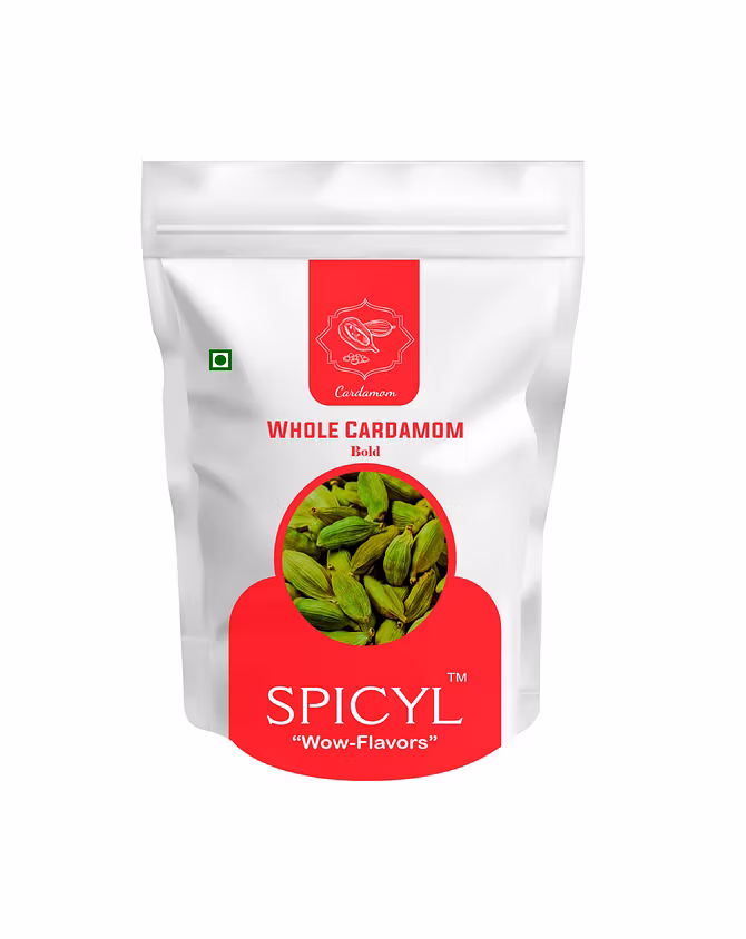 Spicyl Cardamom 7.0 mm to 7.5 mm Sizes, 3rd Quality Grade, Indian Green Cardamom, Whole Cardamom, Green Elaichi (Pack of 1) Spicyl Cardamom 7.0 mm to 7.5 mm Sizes, 3rd Quality Grade, Indian Green Cardamom, Whole Cardamom, Green Elaichi (Pack of 1)-12694561