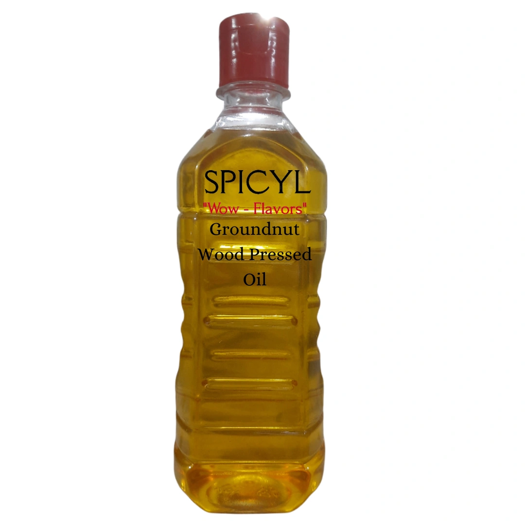 Spicyl Groundnut Oil, Unrefined Wood Pressed Groundnut Oil-11715892