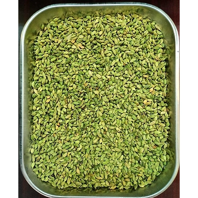 Spicyl Cardamom 6.0 mm to 7.0mm Sizes, 4th Quality Grade, Indian Green Cardamom, Whole Cardamom, Green Elaichi (Pack of 1)