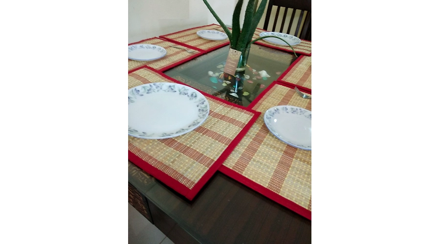 Handmade and Eco-Friendly, Natural Kora / River Grass, Handmade Dinner Table Placemats