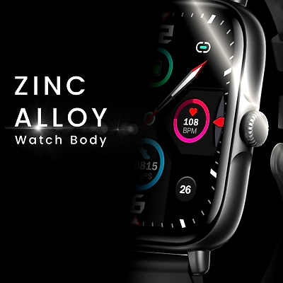 Mozu Gowear Pro Bluetooth Calling Smartwatch-Black-3