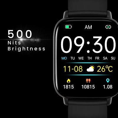 Mozu Gowear Pro Bluetooth Calling Smartwatch-Black-4