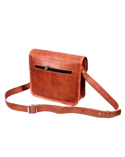 Women Leather Crossbody Shoulder Vintage Brown&quot;9 * 7 inch&quot;Handbag-1