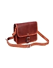 Women Leather Crossbody Shoulder Vintage Brown"9 * 7 inch" Handbag