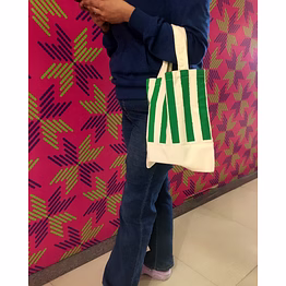 sakhiyaan handpainted cotton tote bag – 10x12” | short handle