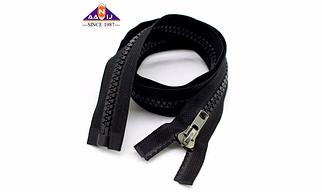 AANIJ® Sport Separating Zipper 24 Inch Color Black Coats, Jacket Zipper Black Molded Plastic Zippers (Pack of 5)