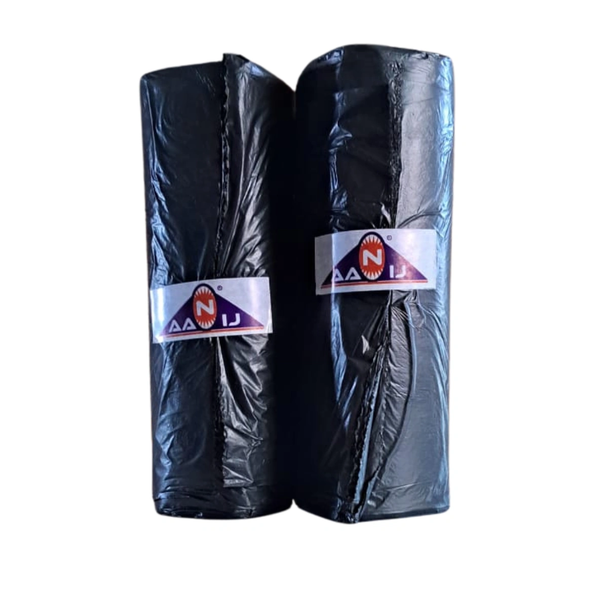 Biodegradable Garbage Bags (Medium) Size 48 cm X 56 cm Dustbin Bag/Trash Bag - Black Color 30 bags Pack of 2-1