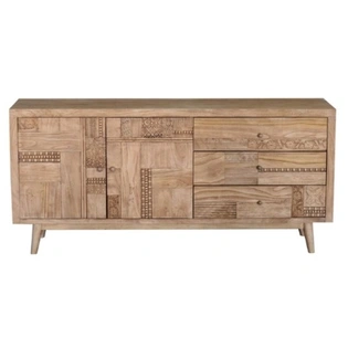 Sideboard with 2 Doors & 3 Drawers (Back & Drawer bottom in MDF)