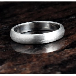 Wide Satin Finish Wedding Band Simple Ring Thick Band Ring Handmade Thumb Ring Thick Satin Finish Ring Every Day Use Unisex Ring For Him