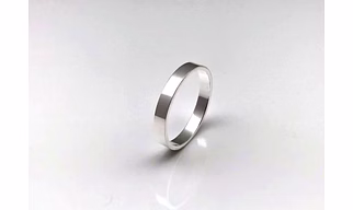 925 Sterling Silver Solid Skinny Smooth Plain Flat Band Handmade Delicate Dainty Stacking 3mm Simple Silver Band Minimalist Cigar Ring Band