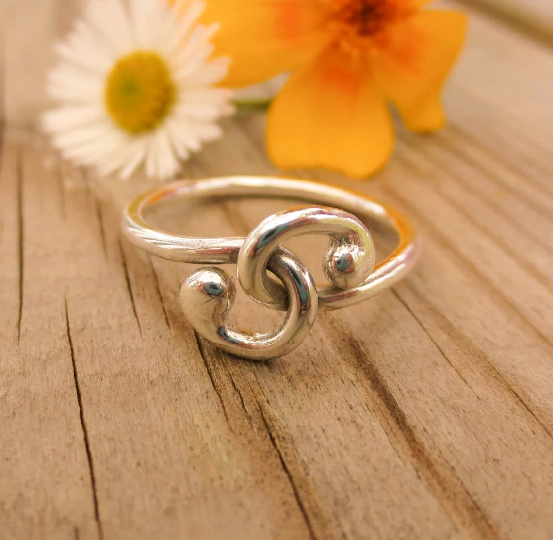 925 Sterling Silver Solid Entwined Spiral Ring Handmade Dainty Stacking Silver Delicate Ring Boho Style Jewelry Unique Skinny swirl ring-10 3/4 US/Uk size – V-1