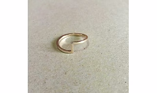 925 Sterling Silver Solid Geometric Pattern Handmade Dainty Stacking Ring Silver Simple Minimalist Design Jewelry Unique Boho Style Ring