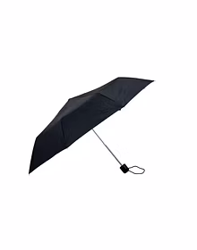 KC Paul & Sons Yuvraj 3 Fold Black Umbrella