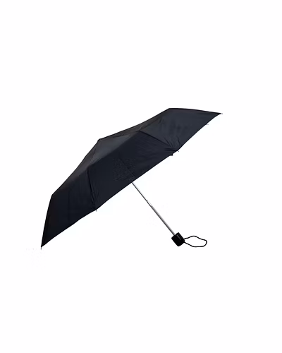 KC Paul &amp; Sons Yuvraj 3 Fold Black Umbrella-Yuvraj-3F