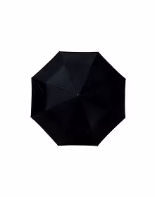 KC Paul & Sons Yuvraj 3 Fold Black Umbrella