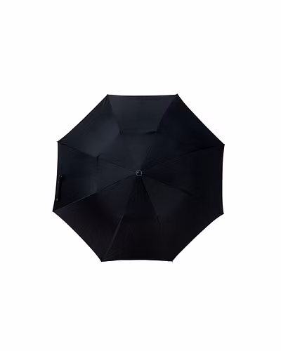 KC Paul &amp; Sons Raj 2 Fold Black Umbrella-1