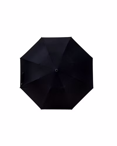 KC Paul &amp; Sons Major 2 Fold Black Umbrella-1